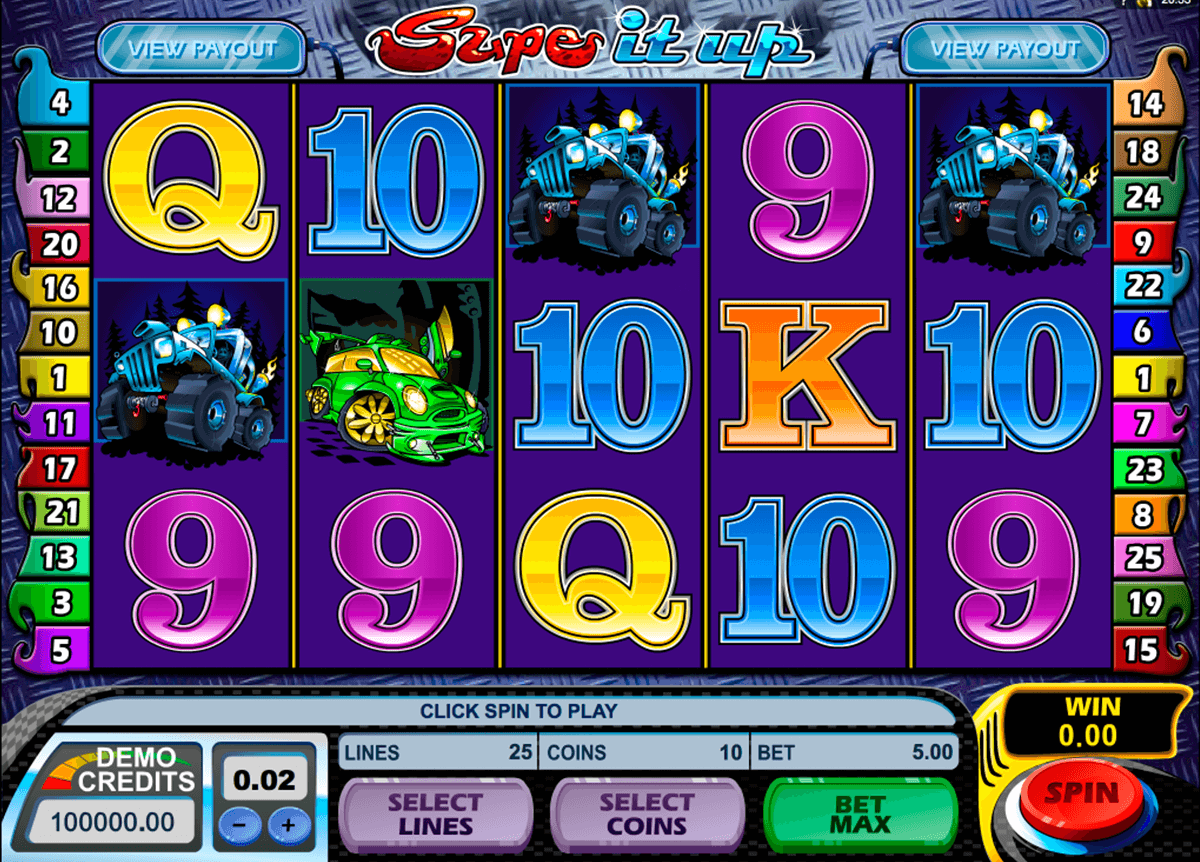 supe it up microgaming casinospil online 