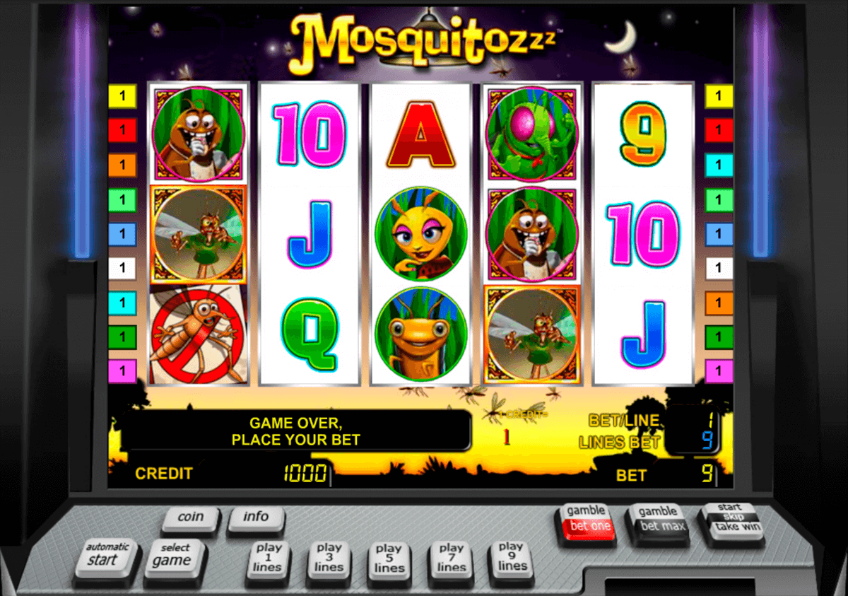 the mosquitozzz novomatic casinospil online 