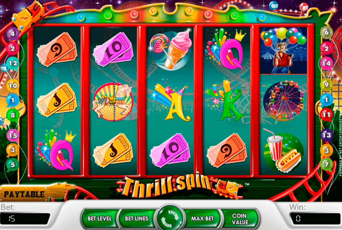 thrill spin netent casinospil online 