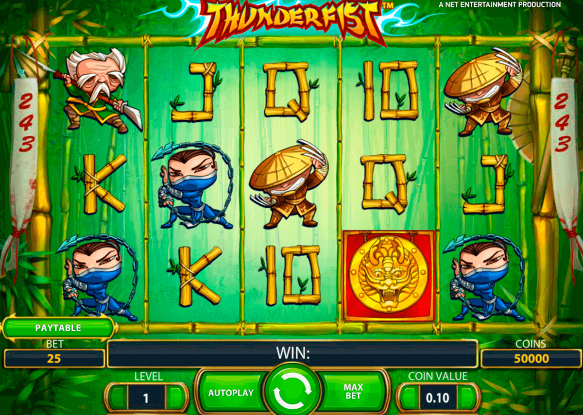 thunderfist netent casinospil online 