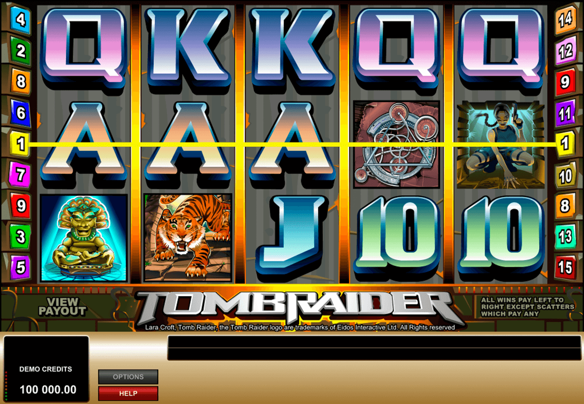 tomb raider microgaming casinospil online 