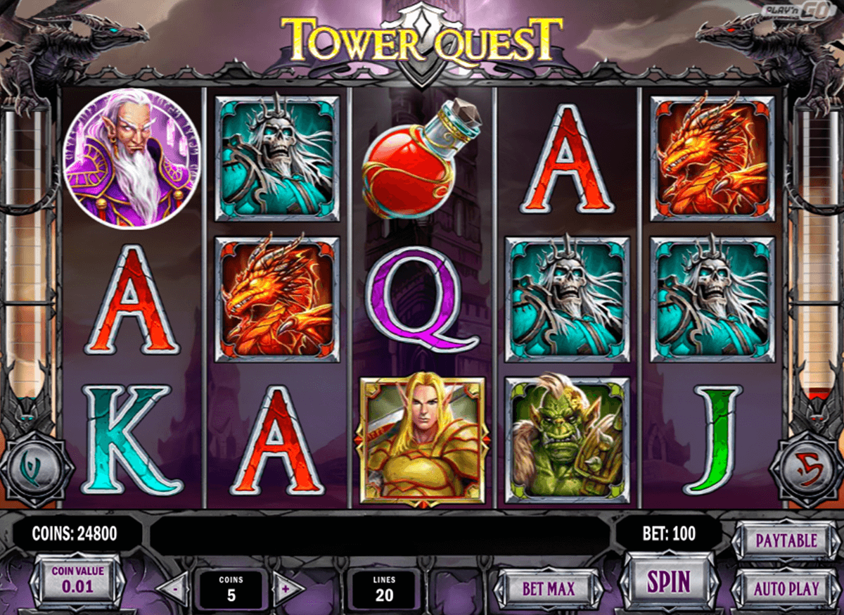 tower quest playn go casinospil online 