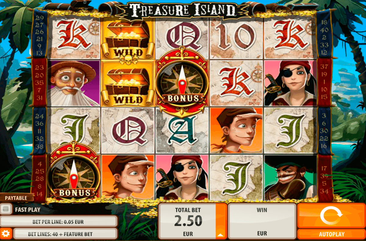 treasure island quickspin casinospil online 