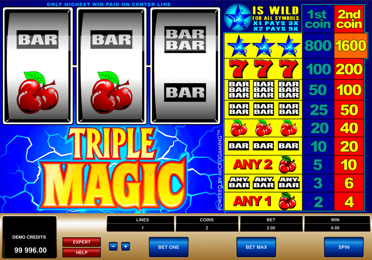 triple magic microgaming casinospil online 