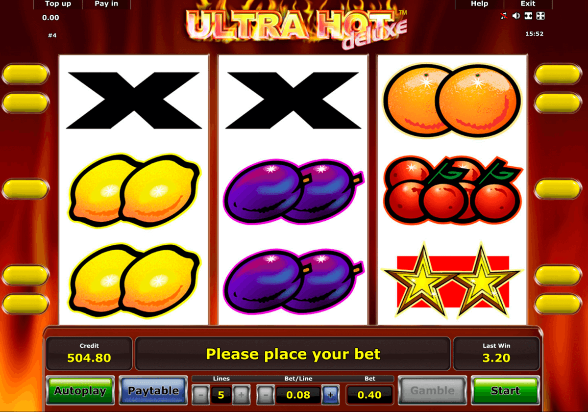 ultra hot deluxe novomatic casinospil online 