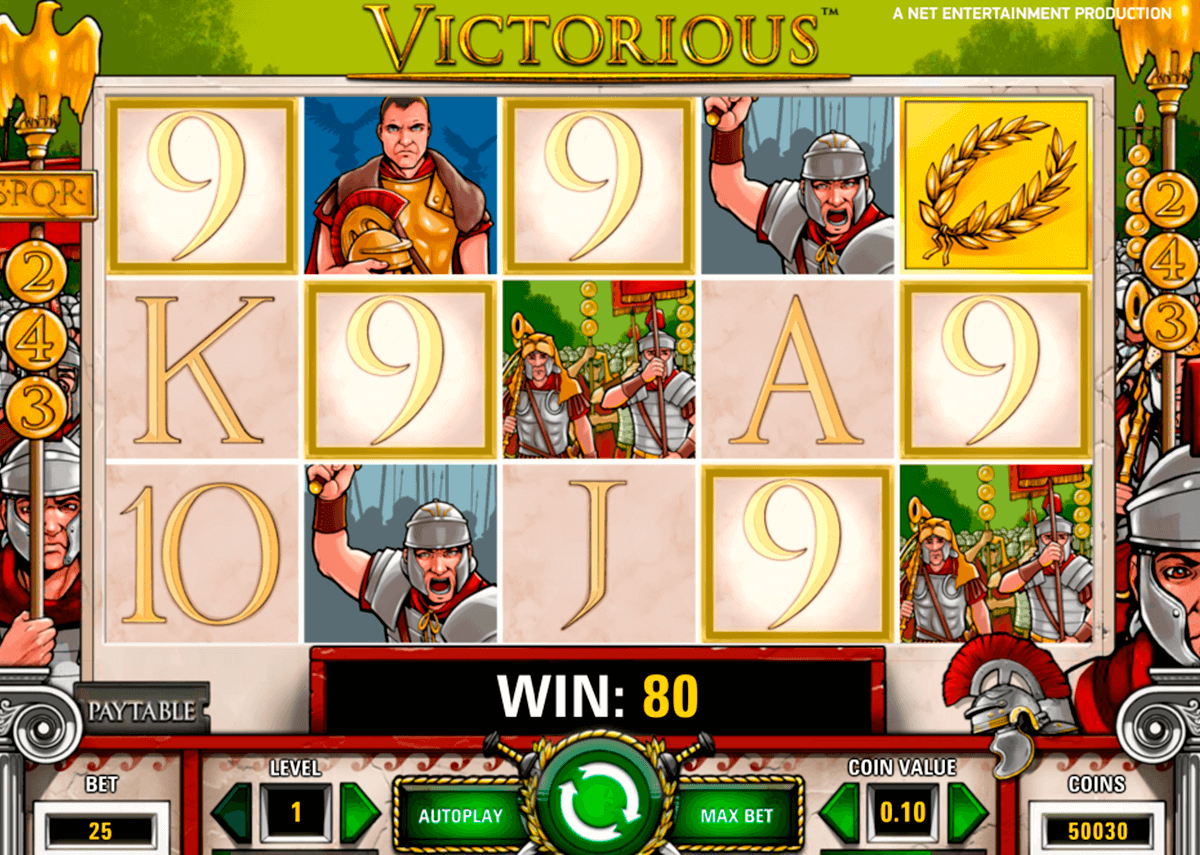 victorious netent casinospil online 