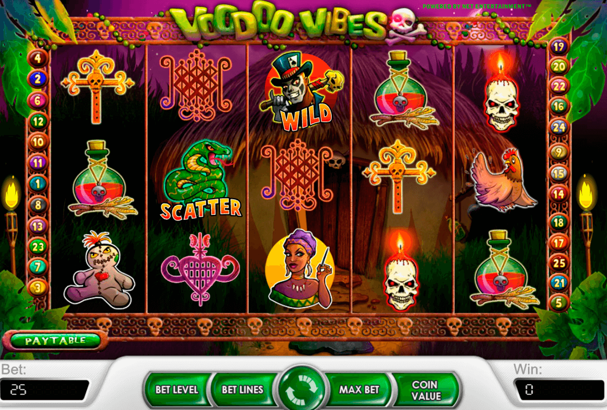 voodoo vibes netent casinospil online 