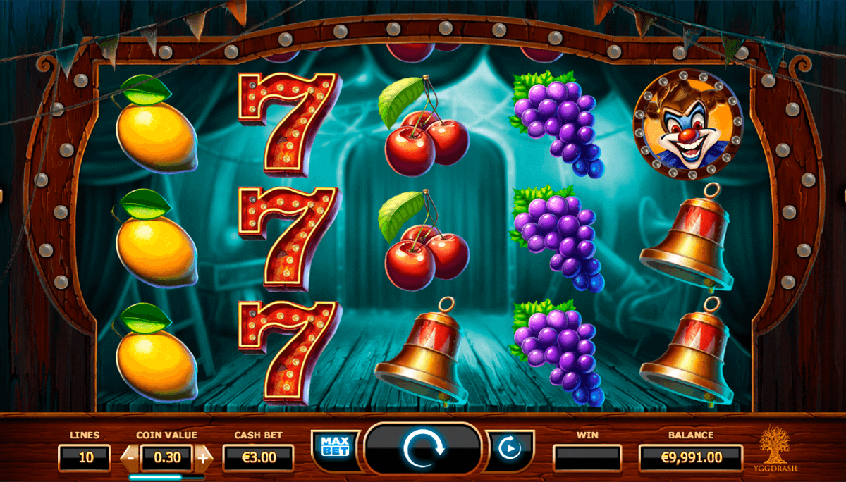 wicked circus yggdrasil casinospil online 