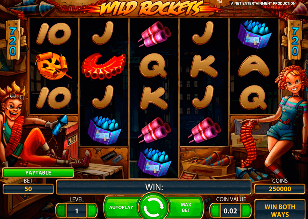 wild rockets netent casinospil online 