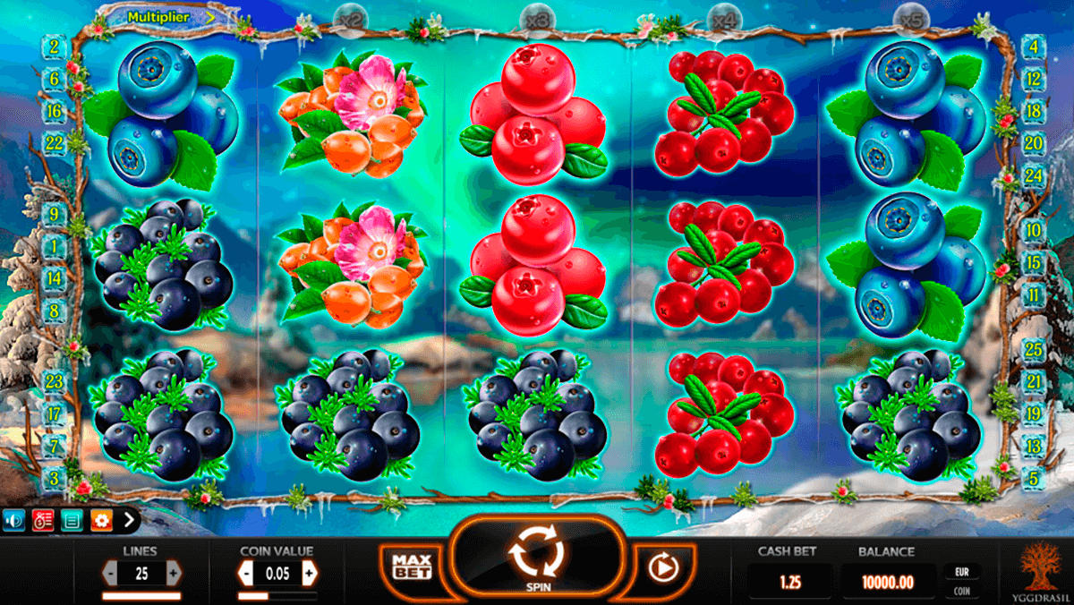 winterberries yggdrasil casinospil online 