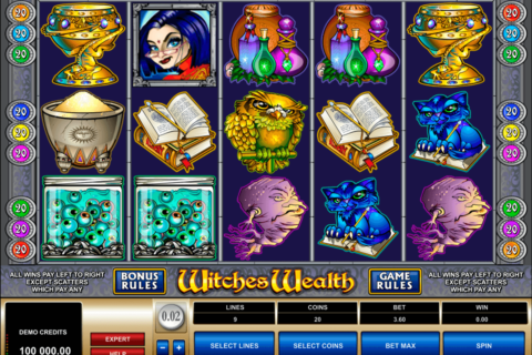 witches wealth microgaming casinospil online 