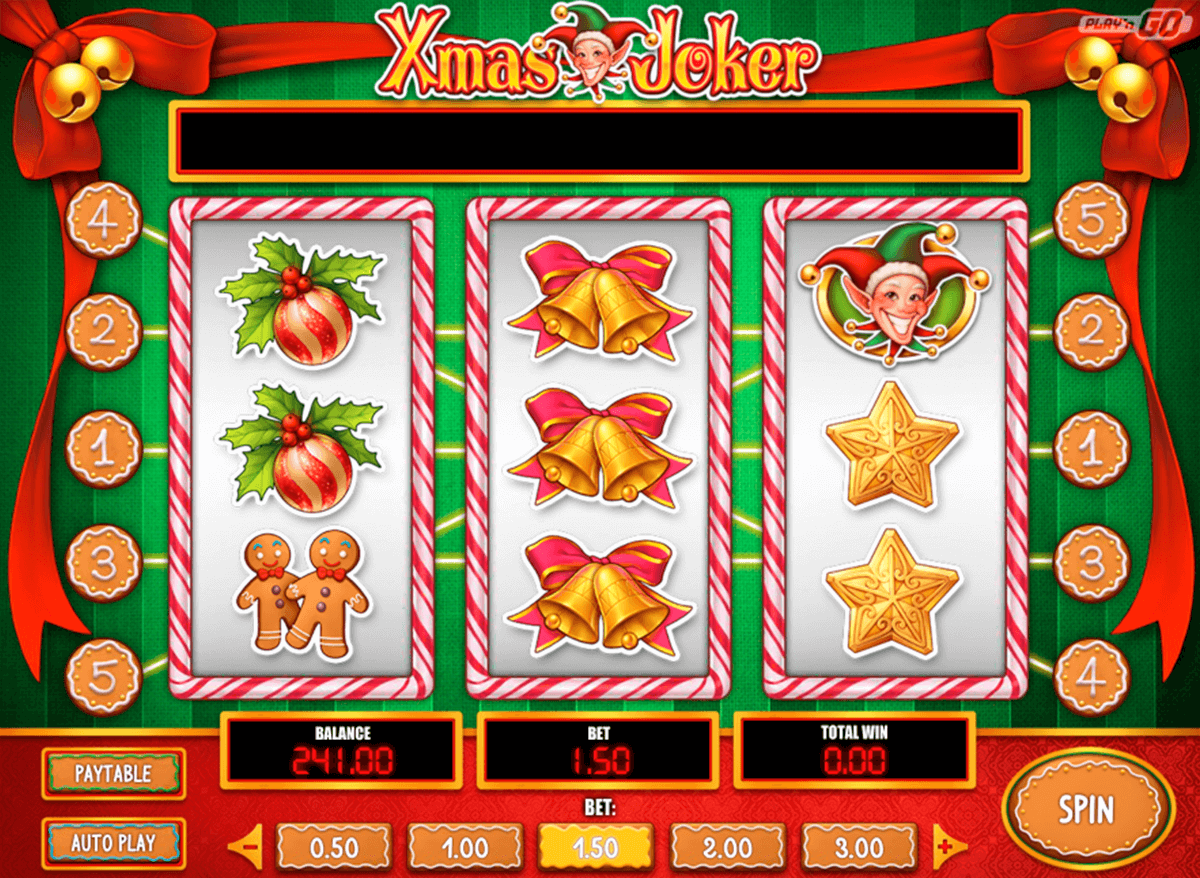 xmas joker playn go casinospil online 