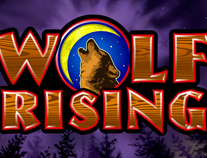 logo wolf rising igt spillemaskine 