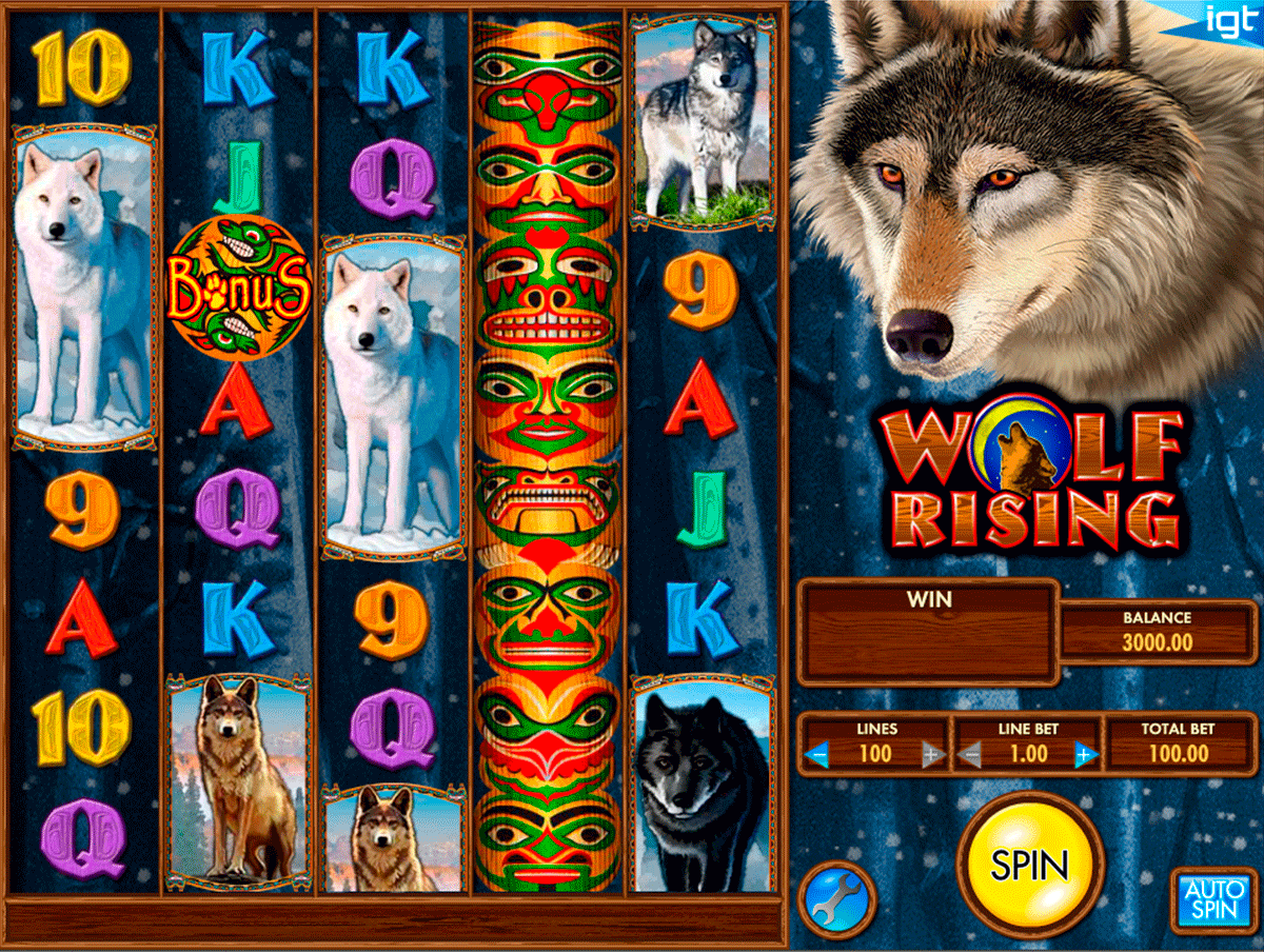 wolf rising igt casinospil online 
